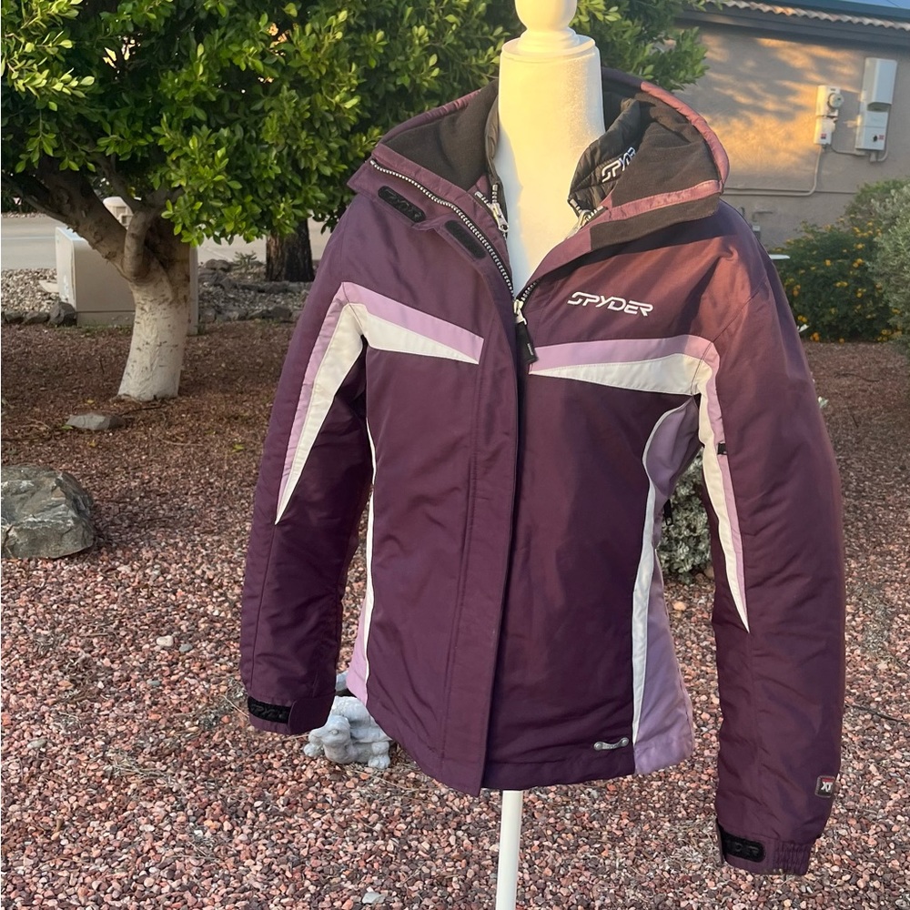 Women's SPYDER XSCAP XT Jacket Snow Ski Snowboard Full Zip Up Coat Sz 8